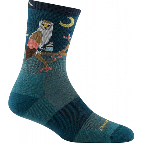 Darn Tough Critter Club Micro Crew Lightweight with Cushion Teal