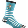 Darn Tough Animal Haus Crew Lightweight Aqua