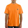 Carhartt Men's HV Frc Relaxed Fit Light Weight CE Short-Sleeved Pocket TSht Brite Orange