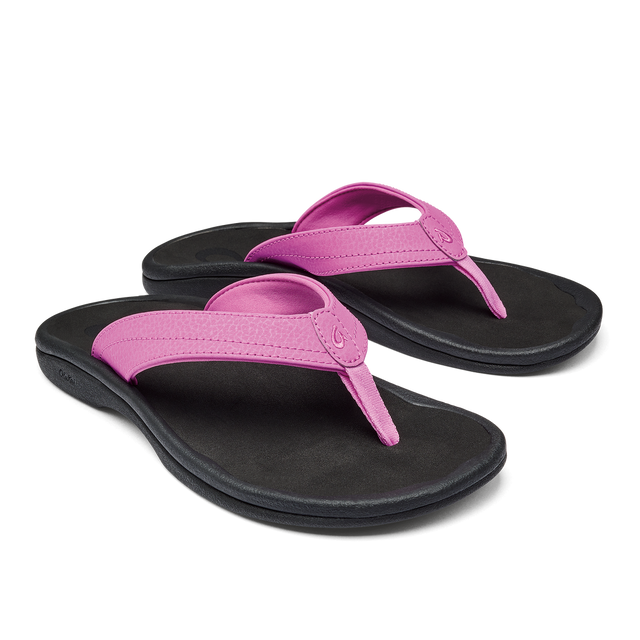 Olukai Women's Ohana Sandal DRAGON_FRUIT/BLACK