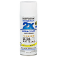 RUST-OLEUM 12 OZ Painter's Touch 2X Ultra Cover Matte Spray Paint - Matte White WHITE /  / ULTRA_MATTE