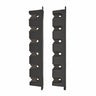 Berkley Horizontal Rod Rack Black