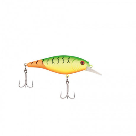 Berkley Flicker Shad Shallow | 1/6 oz | 2in | 5cm | 8 | 2'-4' | 0.5m-1.2m | Model #FFSH5S-FTFT Firetail MF Hot Firetiger