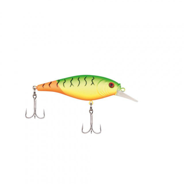 Berkley Flicker Shad Shallow | 1/6 oz | 2in | 5cm | 8 | 2'-4' | 0.5m-1.2m | Model #FFSH5S-FTFT Firetail MF Hot Firetiger