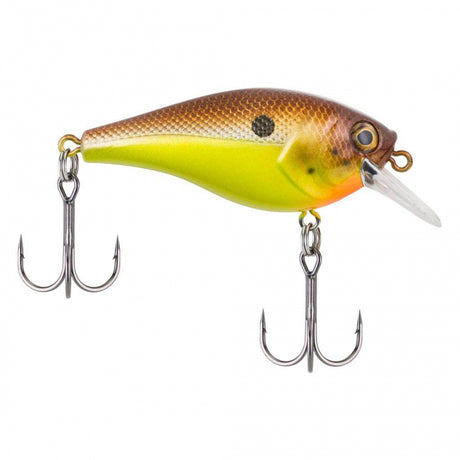 Berkley SquareBull | 5.5 (3/8 oz) | 2 3/8in | 6cm | 4 | 3'-6' | 0.9m-1.8m | Model #BHBSB5.5-BMUST Brown Mustard