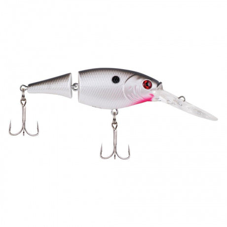 Berkley Flicker Shad Jointed | 1/5 oz | 2in | 5cm | 8 | 5'-7' | 1.5m-2.1m | Model #FFSH5J-PW Pearl White