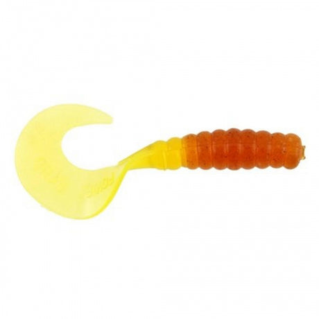 Berkley PowerBait Power Grubs | 3in | 8cm | Model #PBHPG3-NATC Natural Chartreuse