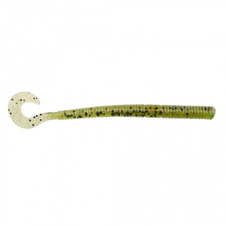 Berkley PowerBait Power Worms | 4in | 10cm | Model #PBBPW4-WRG Watermelon Red Glitter