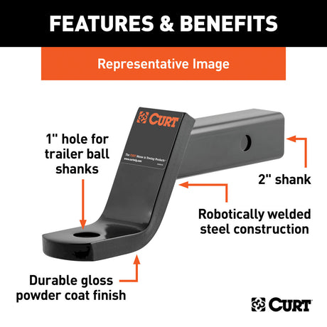 Curt Manufacturing Class 3 Ball Mount