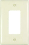 Pass & Seymour 1 Gang Wall Plate with Decorator Opening, Light Almond ALMOND