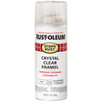RUST-OLEUM 12 OZ Stops Rust Protective Enamel Spray Paint - Crystal Clear CRYSTAL_CLEAR