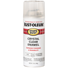 RUST-OLEUM 12 OZ Stops Rust Protective Enamel Spray Paint - Crystal Clear CRYSTAL_CLEAR
