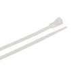Forney Cable Ties, 8 in Natural Releasable Standard Duty, 100-Pack