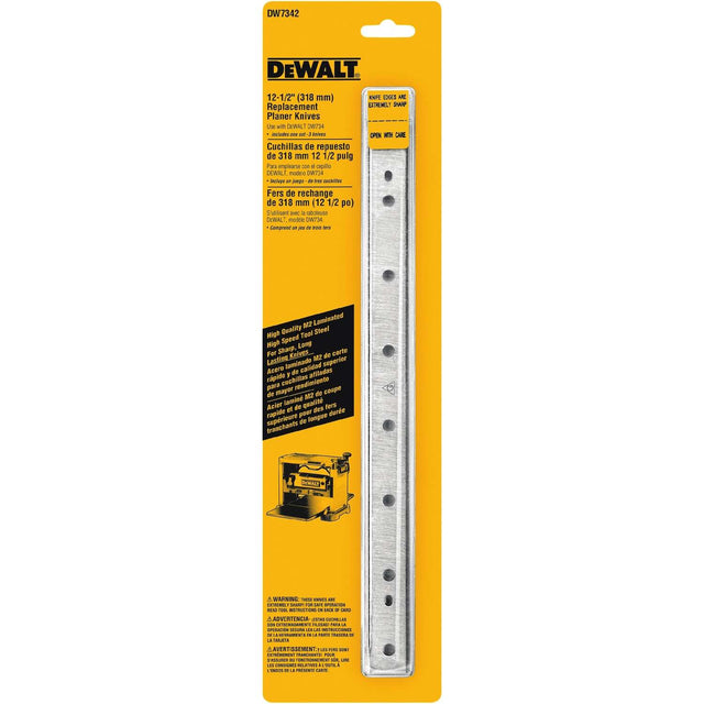 Dewalt 12-1/2 IN. Disposable Reversible Planer Knives - 3 PACK / 3PK