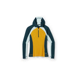 Smartwool Women's Classic Thermal Merino Base Layer 1/2 Zip Hoodie Honey Gold Heather
