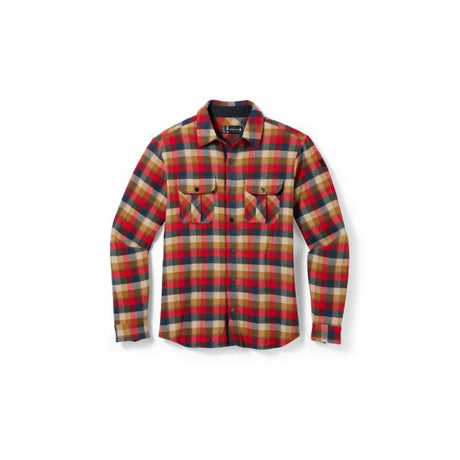 Smartwool Men's Anchor Line Shirt Jacket Rhythmic Red Plaid