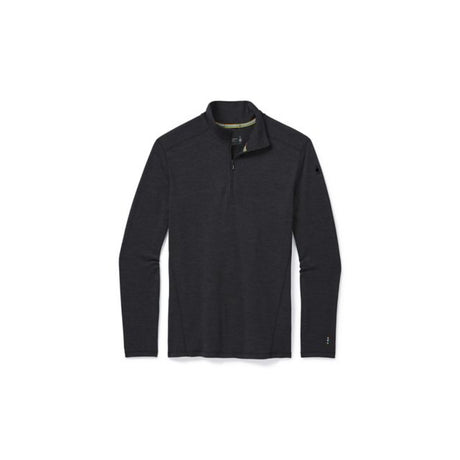 Smartwool Men's Classic Thermal Merino Base Layer 1/4 Zip Charcoal Heather