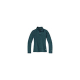 Smartwool Women's Classic Thermal Merino Base Layer 1/4 Zip Twilight Blue Heather