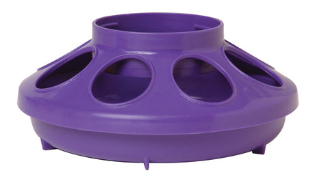 Miller MFG 1 Quart Plastic Feeder Base PURPLE