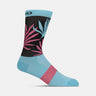 Giro Cycle Comp Racer High Rise Sock Screaming Teal/Neon Pink Palms