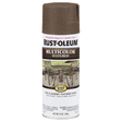 RUST-OLEUM 12 OZ Stops Rust MultiColor Textured Spray Paint - Autumn Brown AUTUMN_BROWN