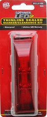 Optronics Red Thin line Sealed Marker/Clearance Light Kit RED