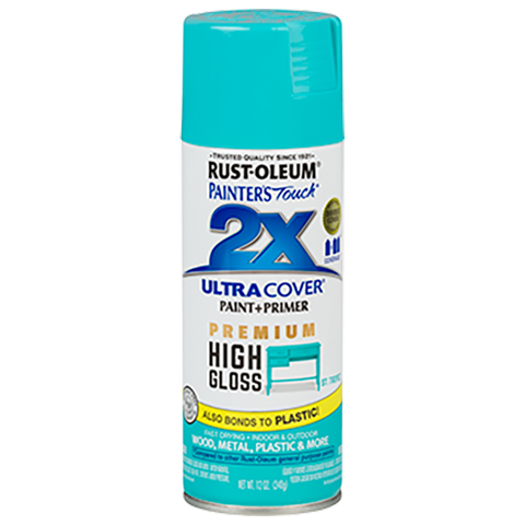 RUST-OLEUM 12 OZ Painter's Touch 2X Ultra Cover High Gloss Spray Paint - Hi Gloss St Tropez ST_TROPEZ /  / HIGH_GLOSS