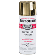 RUST-OLEUM 12 OZ Stops Rust Bright Coat Spray Paint - Gold GOLD