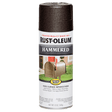 RUST-OLEUM 12 OZ Stops Rust Hammered Spray Paint - Dark Bronze DARK_BRONZE