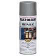 RUST-OLEUM 12 OZ Stops Rust Metallic Spray Paint - Matte Nickel MATTE_NICKEL