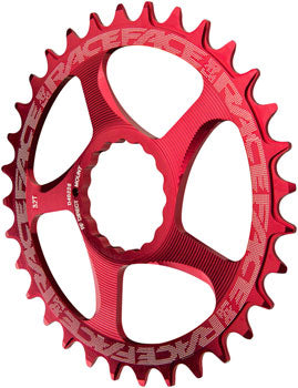 Race Face NARROW WIDE CHAINRING: DIRECT MOUNT CINCH, 28T, RED RED