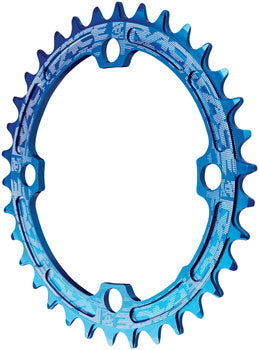 Race Face RACEFACE NARROW WIDE CHAINRING: 104MM BCD, 32T, BLUE BLUE /  / 32T