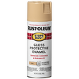 RUST-OLEUM 12 OZ Stops Rust Protective Enamel Spray Paint - Gloss Sand SAND