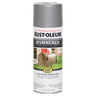 RUST-OLEUM 12 OZ Stops Rust Hammered Spray Paint - Silver SILVER