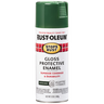 RUST-OLEUM 12 OZ Stops Rust Protective Enamel Spray Paint - Gloss Hunter Green HUNTER_GREEN