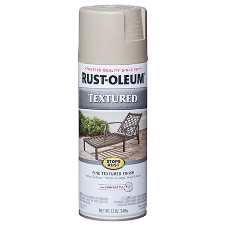 RUST-OLEUM 12 OZ Stops Rust Textured Spray Paint - Sandstone SANDSTONE