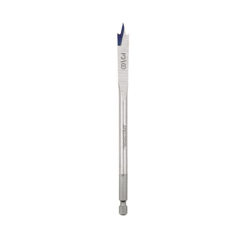 IRWIN INDUSTRIAL TOOL SPEEDBOR Standard Length Flat Bit 3/8 in. X 6 in. 3/8IN