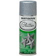 RUST-OLEUM 10.25 OZ Specialty Glitter Spray Paint - Silver Glitter SILVER_GLITTER