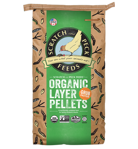 Scratch Peck Organic Layer Pellet 16Pct