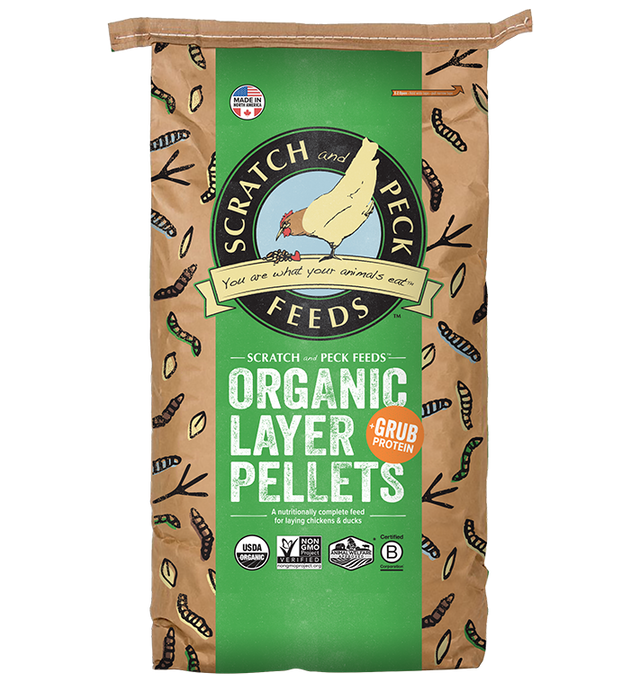 Scratch Peck Organic Layer Pellet 16Pct