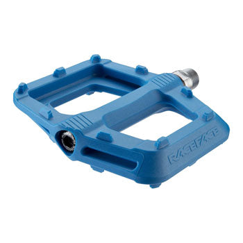 Race Face RIDE PEDALS - PLATFORM, COMPOSITE, 9/16`, BLUE BLUE / 9/16IN