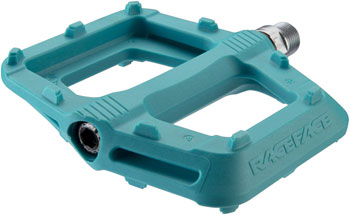 Race Face RIDE PEDALS - PLATFORM, COMPOSITE, 9/16`, Turquoise TURQUOISE / 9/16IN