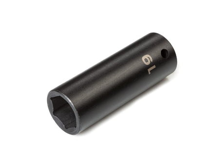 Tekton 1/2 Inch Drive x 19 mm Deep 6-Point Impact Socket / 1/2_DR