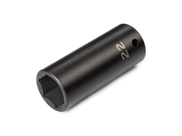Tekton 1/2 Inch Drive x 22 mm Deep 6-Point Impact Socket / 1/2_DR