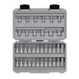 Tekton 3/8 Inch Drive Torx/TR Torx Bit & External Star Socket Set, 36-Piece (T10-T60, TR10-TR60, E4-E20)