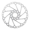 SHIMANO RT66 6 BOLT DISC ROTOR SILVER