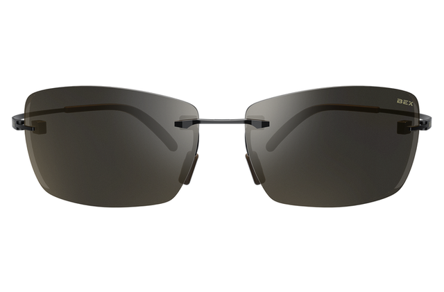 BEX Fynnland XL Sunglasses Black / Brown (silver flash)