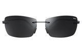 BEX Fynnland XL Sunglasses Black / Gray (silver flash)