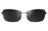 BEX Fynnland XL Sunglasses Black / Gray (silver flash)