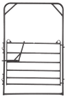 Priefert Premier Bow Gate, 9ft Tall x 6ft Wide, Pin Connection GY